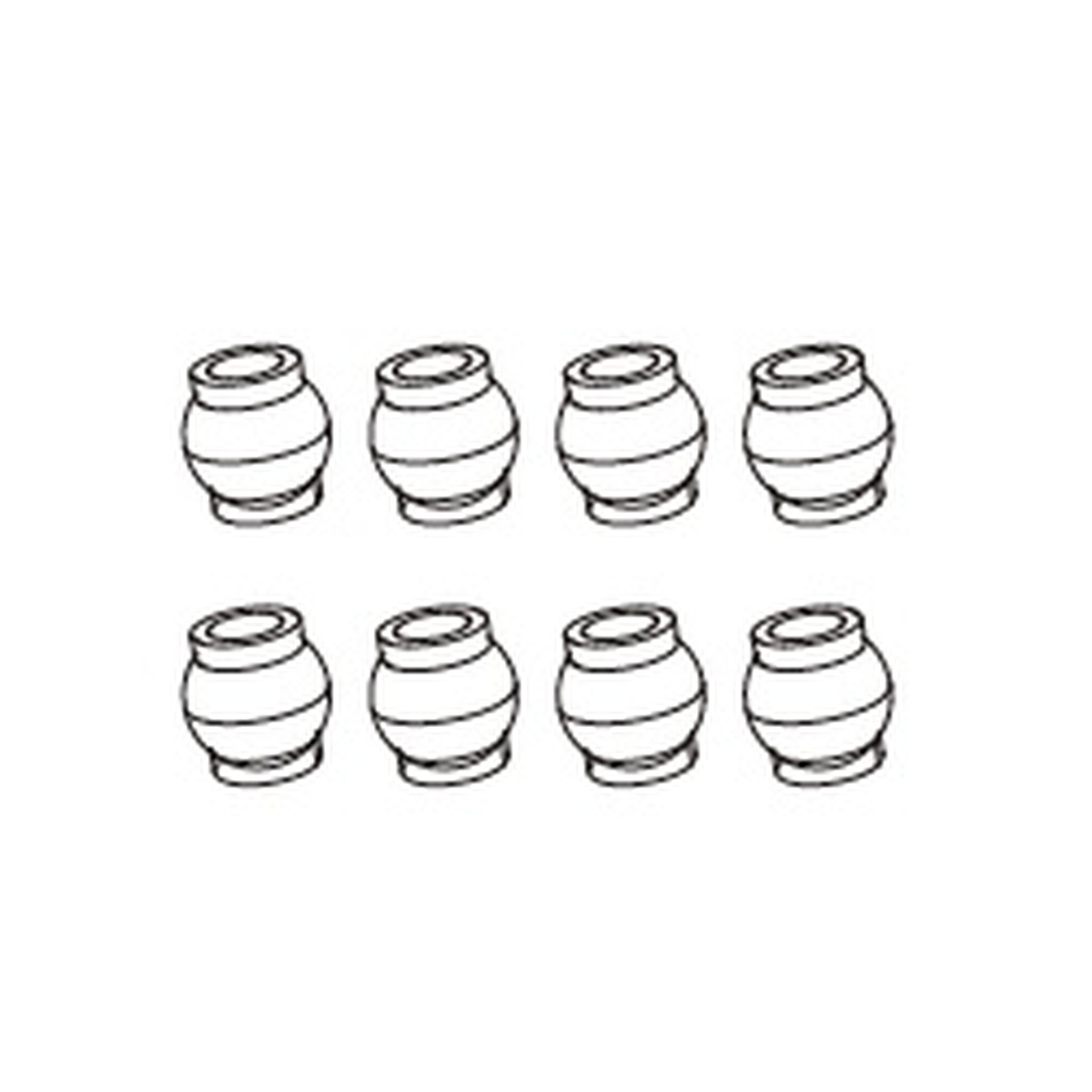 MJX ball head (8PCS)