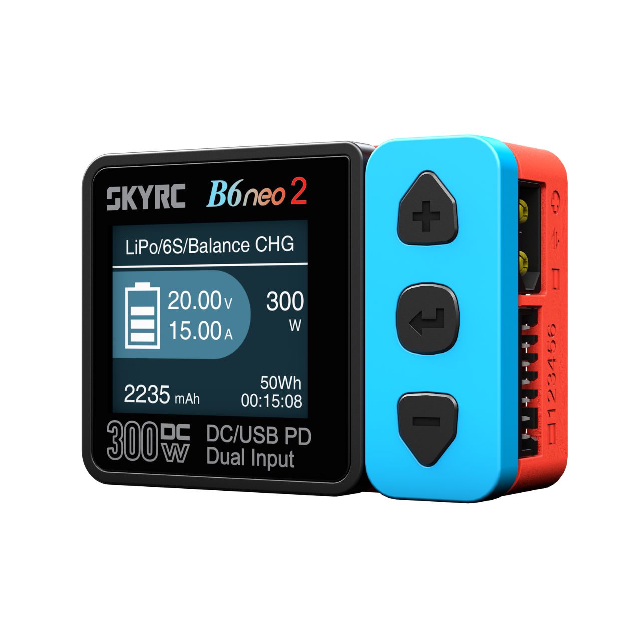 SkyRC B6neo 2 Smart DC Charger blue/red LiPo 1-6S 15A 300W