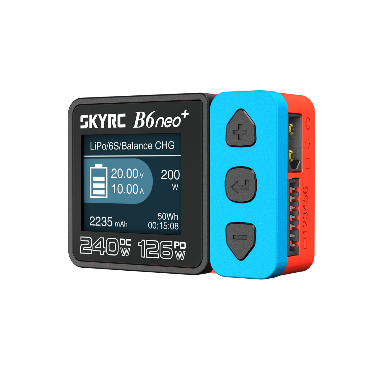 SkyRC B6neo+ Smart Charger blue/red LiPo 1-6s 10A 200W