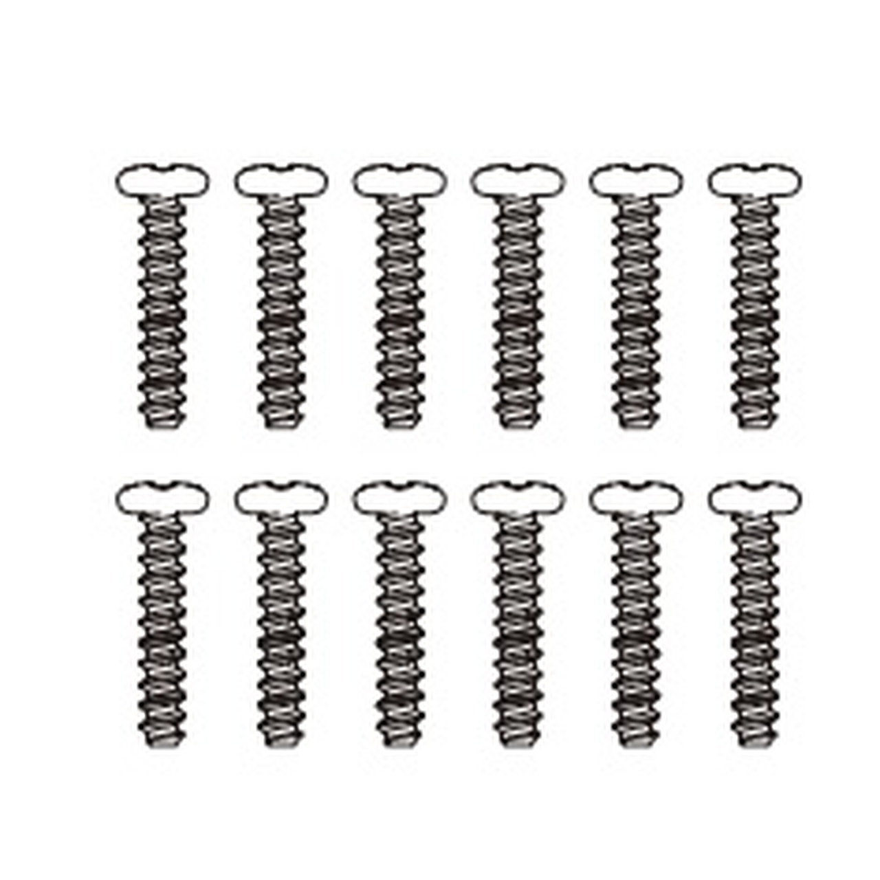 MJX Round head flat tail screws (12PCS)